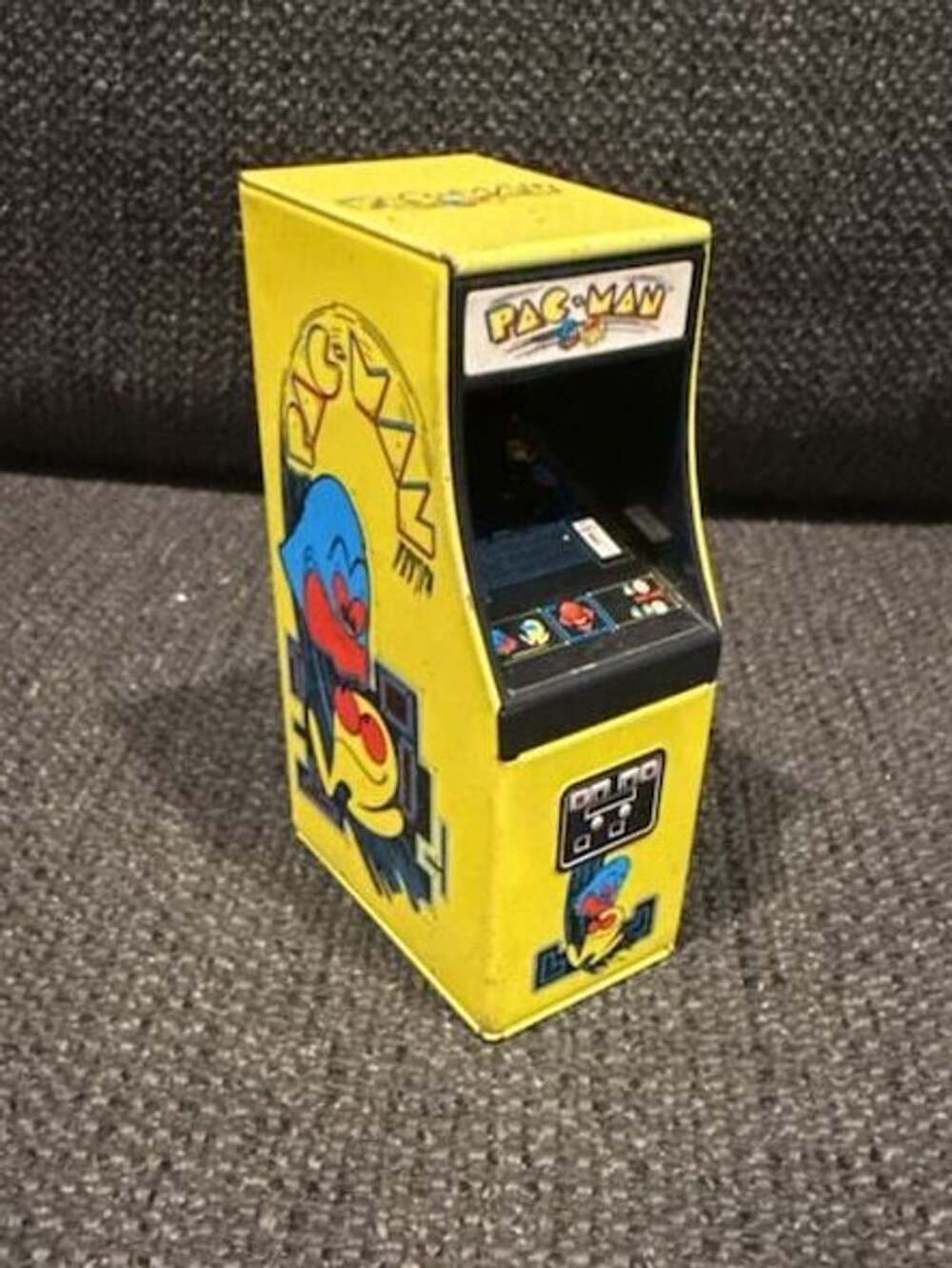 Vintage Collectible Pac-Man Arcade Candy Tin